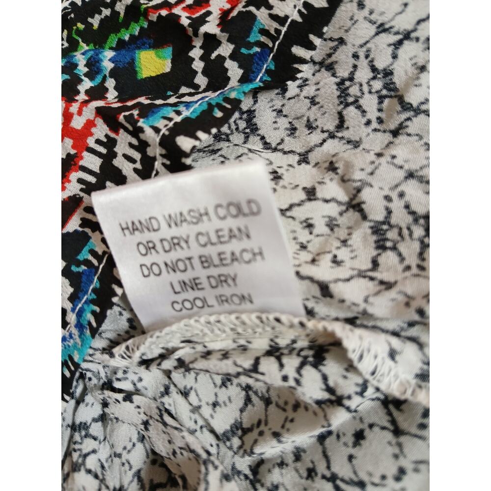 Kyla Seo Patchwork Style Scroll Pattern Tunic Pop… - image 6